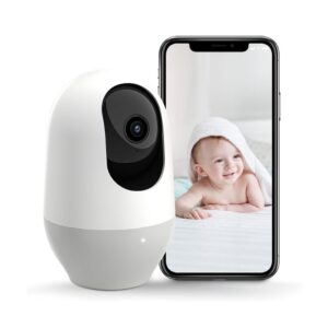 Nooie Baby Monitor with HD Camera, Night Vision, Two-Way Audio, Motion Detection & Smart App Control